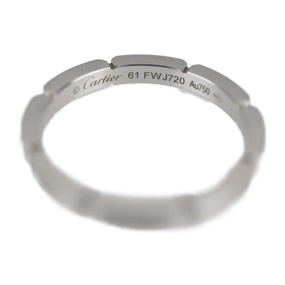 CARTIER Maillon Panthere ring/ring notation size 61 K18 white gold WG actual abo - Picture 3 of 5